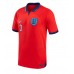 Herren Fußballbekleidung England Luke Shaw #3 Auswärtstrikot WM 2022 Kurzarm